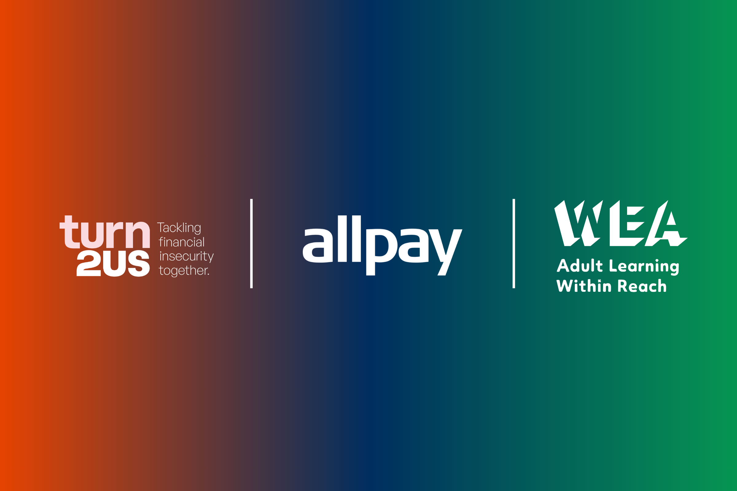 allpay Limited partners with Turn2us and WEA to tackle financial insecurity and promote adult education 